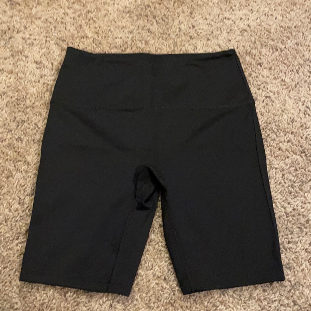 Black L&M biker shorts